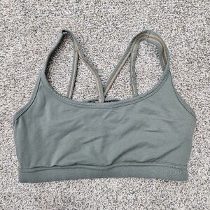 Prana Naturale Yoga Sports Bra Barre Sportsbra Sage Green Size M Medium EUC
